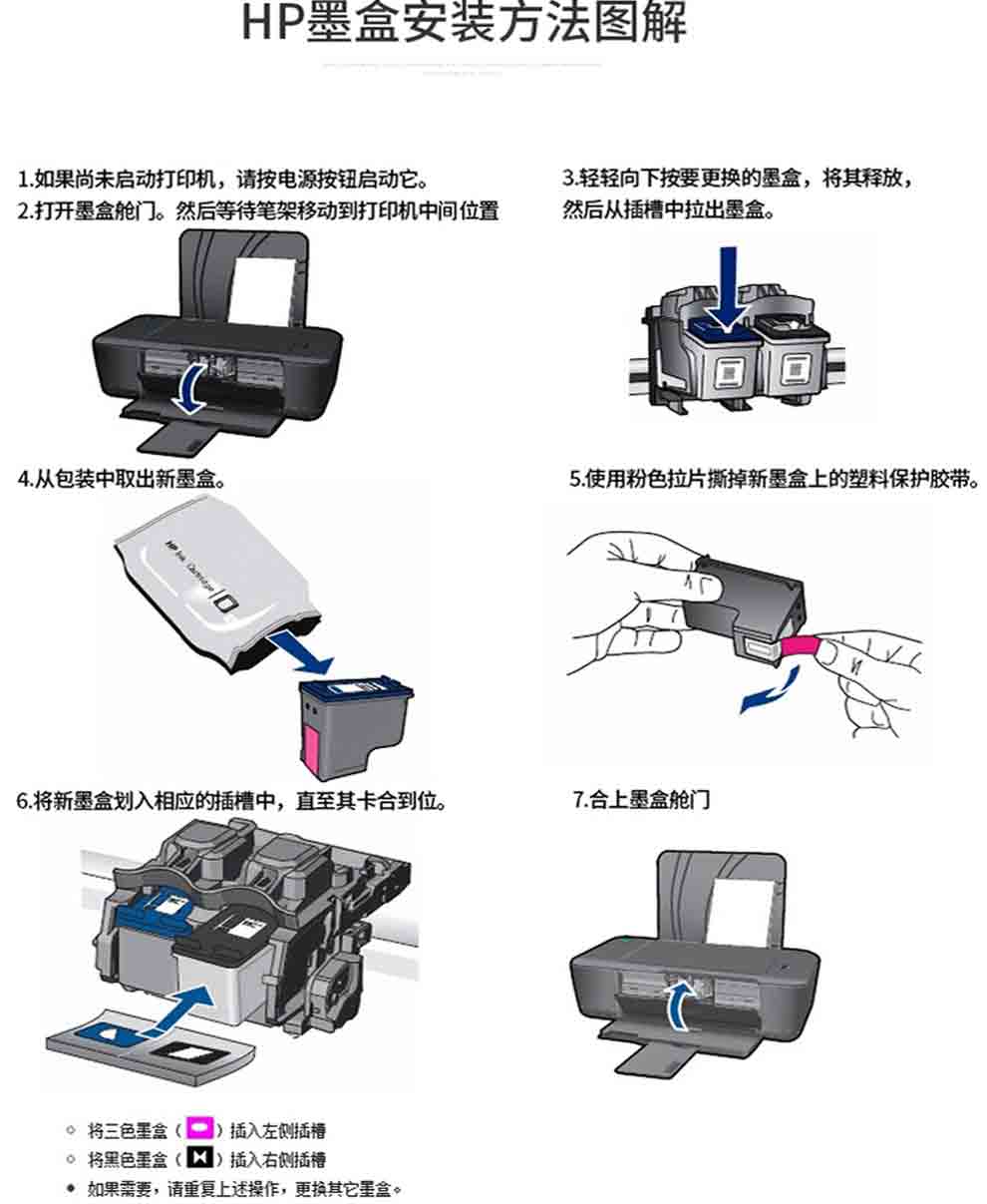 惠普hp934xl935xl墨盒原装适用623068206830打印机934标容黑色约400页