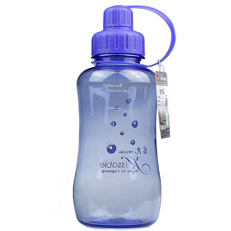 富光 动感滤叶太空杯 大容量塑料杯子 蓝色 1500ml-fga-1204