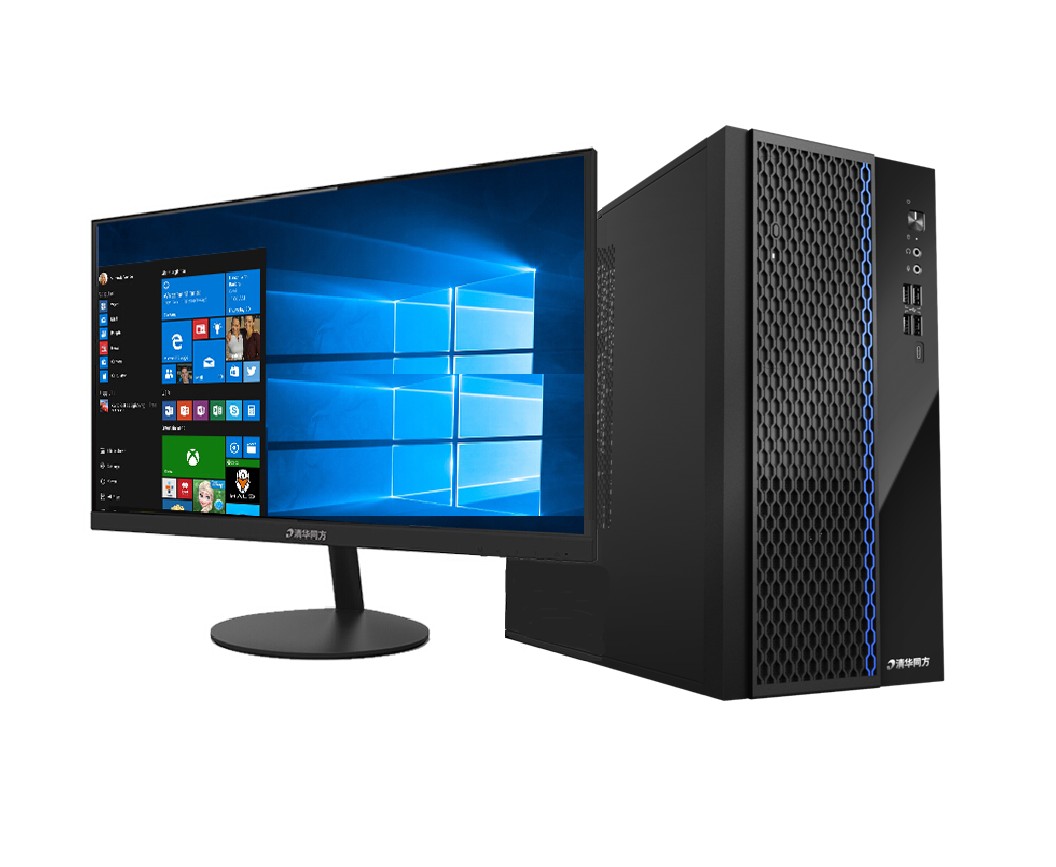 清华同方 商用台式电脑计算机 超越e500-30835 (cpu:十代i5-10400六核