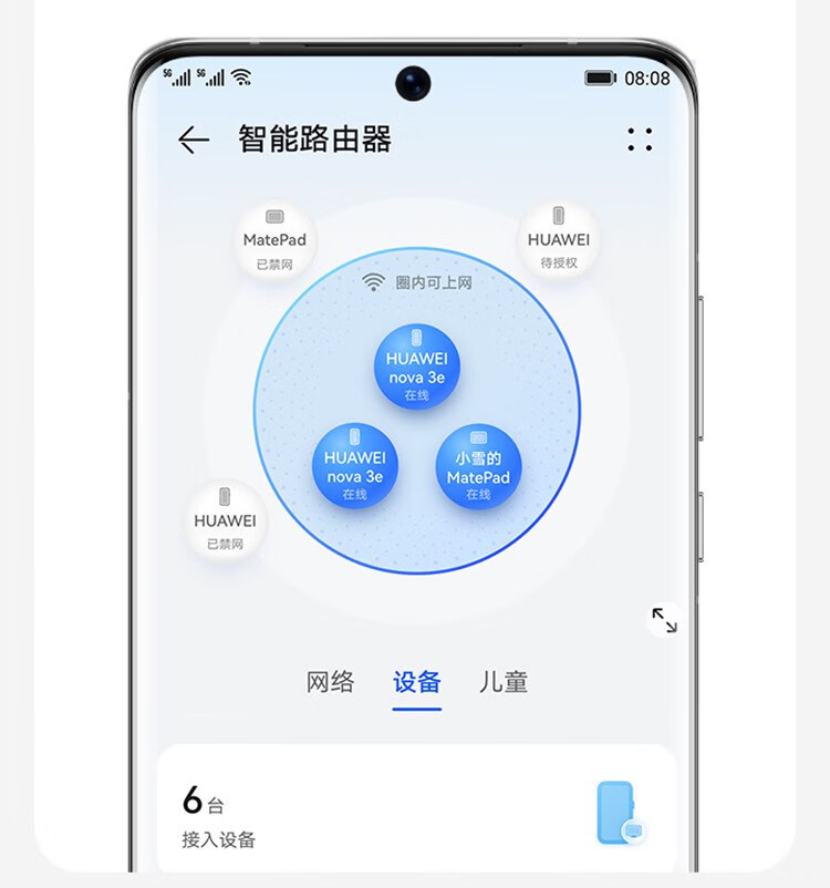 华为凌霄子母路由 Q6（1母1子套装）AX3000Mbps 千兆路由器 全屋WiFi 6+ PLC 电力线版 无线穿墙王 电力猫